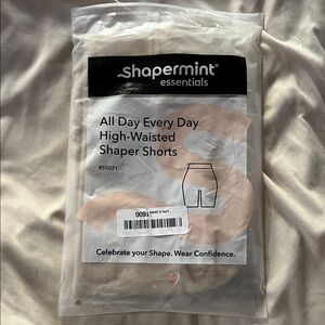 Shapermint High-Waisted Shaper Shorts in Nude/Cream